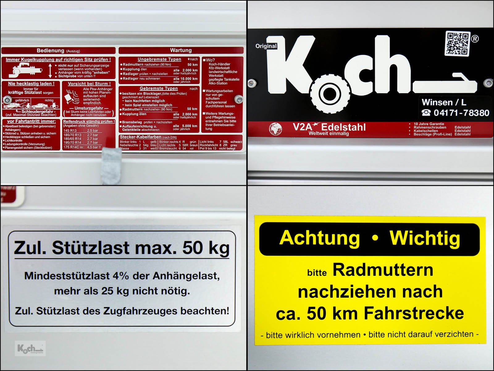 Anhänger tip Sonstige Koch-AnhÃ¤nger 125x250cm 750kg|Typ U4|Angebot|Koch (Pkw4Ko), Neumaschine in Winsen (Luhe) (Poză 16)